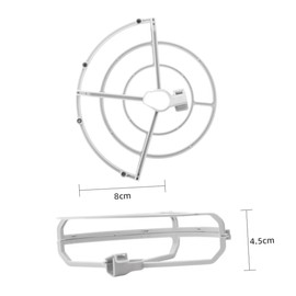 ORFOFE 1set Extended Propeller Guard for Mini Drone Easy to Install Protective Prevents Damage from Ground Debris Compatible White