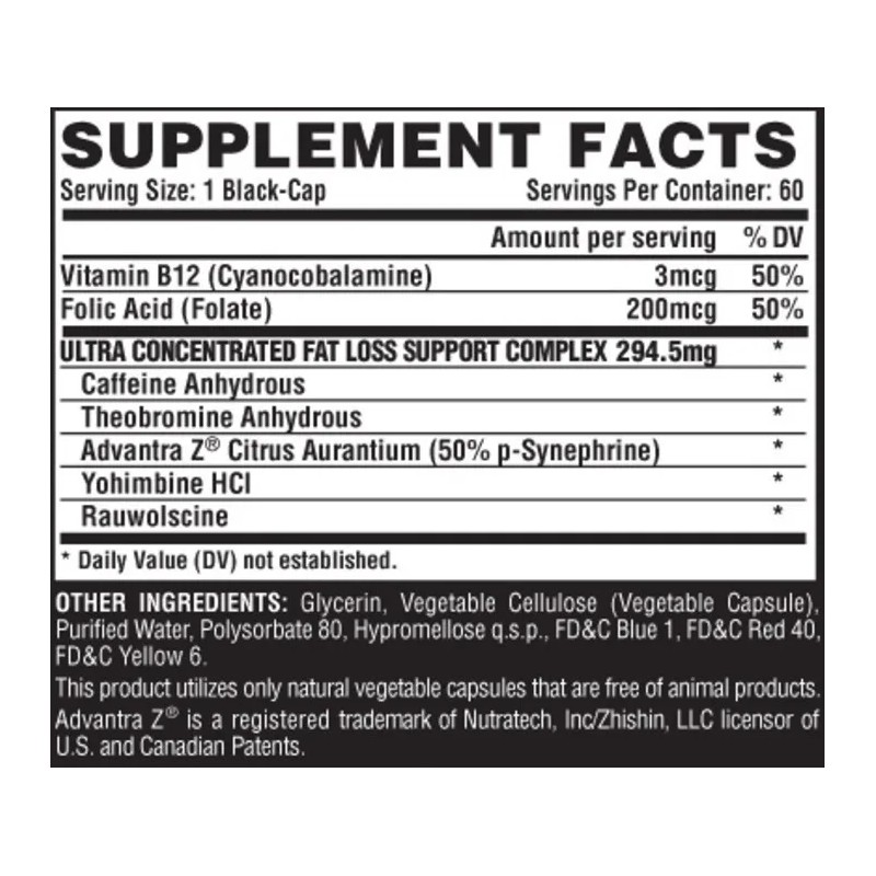 Termogénico Nutrex Lipo-6 Black Hers Ultra Concentrate 60 Sabor Sin