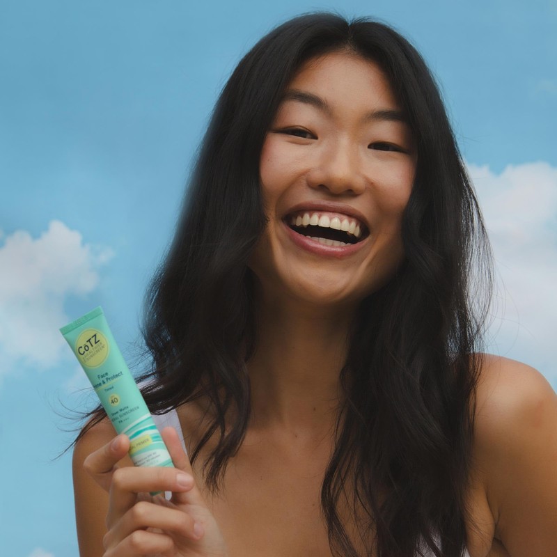 COTZ Face Prime & Protect Tinted Mineral Sunscreen and Facial