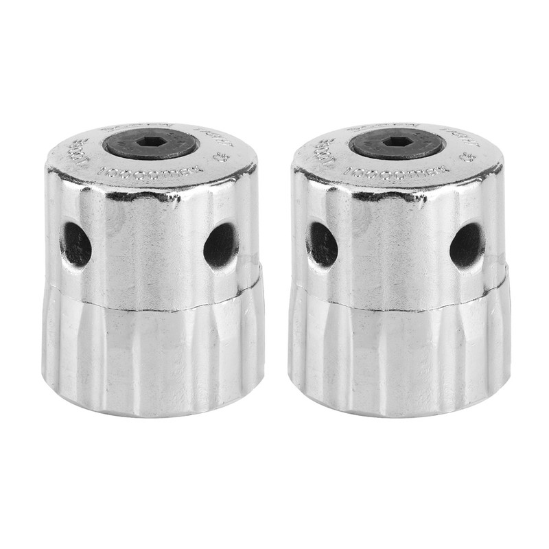 2Pcs/Set Aluminum Alloy Grass Trimmer Head with Lines Replacement Lawn