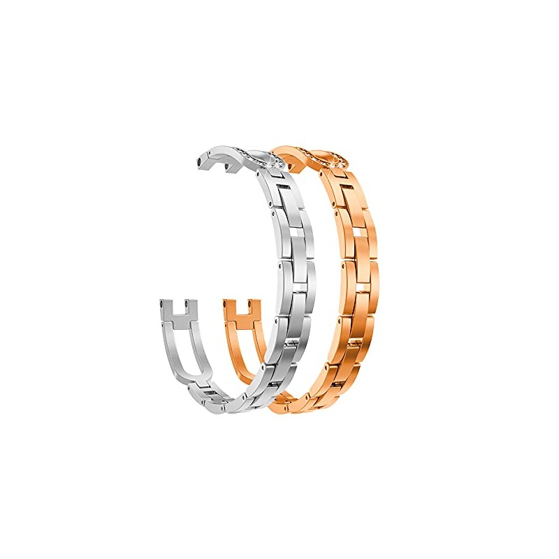C2D JOY Stainless Steel Straps Compatible with Lily Smartwatch Replacement