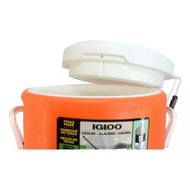 Igloo Hielera Termo Dispensa 5 Galones 18.9 Lts Con Grifo Igloo Color Naranja