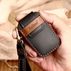 HIBEYO Smart Car Key Case Fits Land Rover Leather Protective