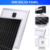 Solar Panel Kit 50W with 10A Charge Controller Monocrystalline Solar