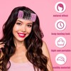 WILLBOND 4 Pcs Long Hair Rollers for Bangs Aluminum Core