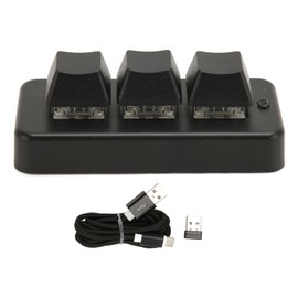 3 Key Mini Keypad 3 Mode USB Wireless 2.4G Bluetooth HID Programming Blue Switch Mini Macro Mechanical Keyboard