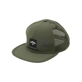 Callaway C24191111 Men's Flat Cap, Punching, Adjustable Size, Golf, 1180_Khaki