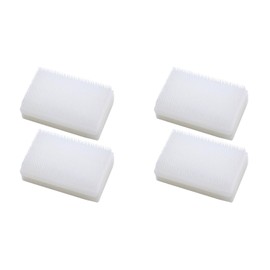 FRCOLOR Set of 4 Brush Therapy Brush Milk Scab Brush Occupational Therapy Vibration Cushion Sensory Soothing Agent for Children Stimulating White Toddler Supplies Plastic Soft