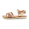 Kickers Girls' Betty Sandal, Fluo Yellow Silver 72