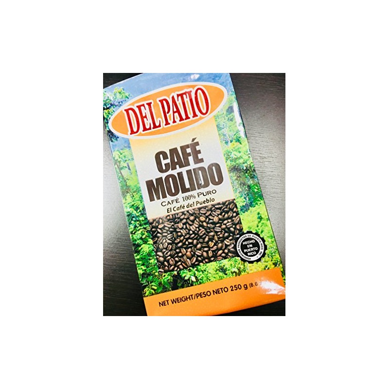 Del Patio Cafe Molido (Ground Coffee) 8.8 Ounces