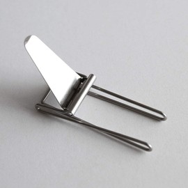 CANDY DESIGN & WORKS Hopper Double Clip Hopper Double Clip (Nickel (Silver)) CHW-01
