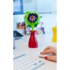 VIGAR Flower Shop Screen Microfibre Duster with Vase, Multi Colour,