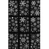 Topeedy 9 Sheets Silver Snowflake Window Stickers,Reusuable Large Silver Window