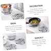GRIRIW 2pcs Heat Resistant Pot Pad Stainless Steel Scalding Table