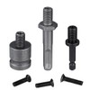 Gasea 3Pcs Drill Chuck Adapter Connecting Extension Rod to 3/8-24UNF