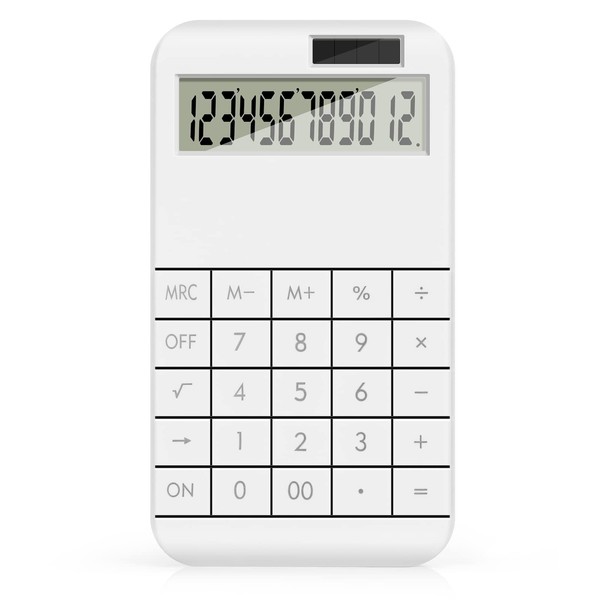 Tsemy Basic Calculator 12 Digit Desktop Calculator Solar Scientific with