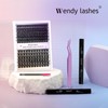Lash Clusters Kit for Eyelash Extensions: DIY, Natural, Fluffy, Wispy,