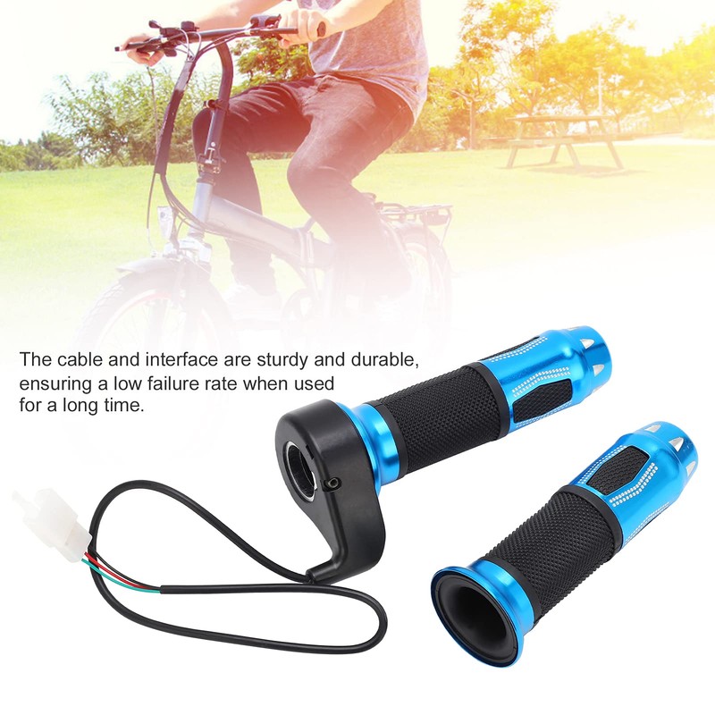 Electric Bike Throttle Grip Twist, 1 Pair Universal Throttle Handle