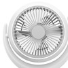 Table Fan 4 Speed Modes Stable Base Ultra Quiet Rechargeable