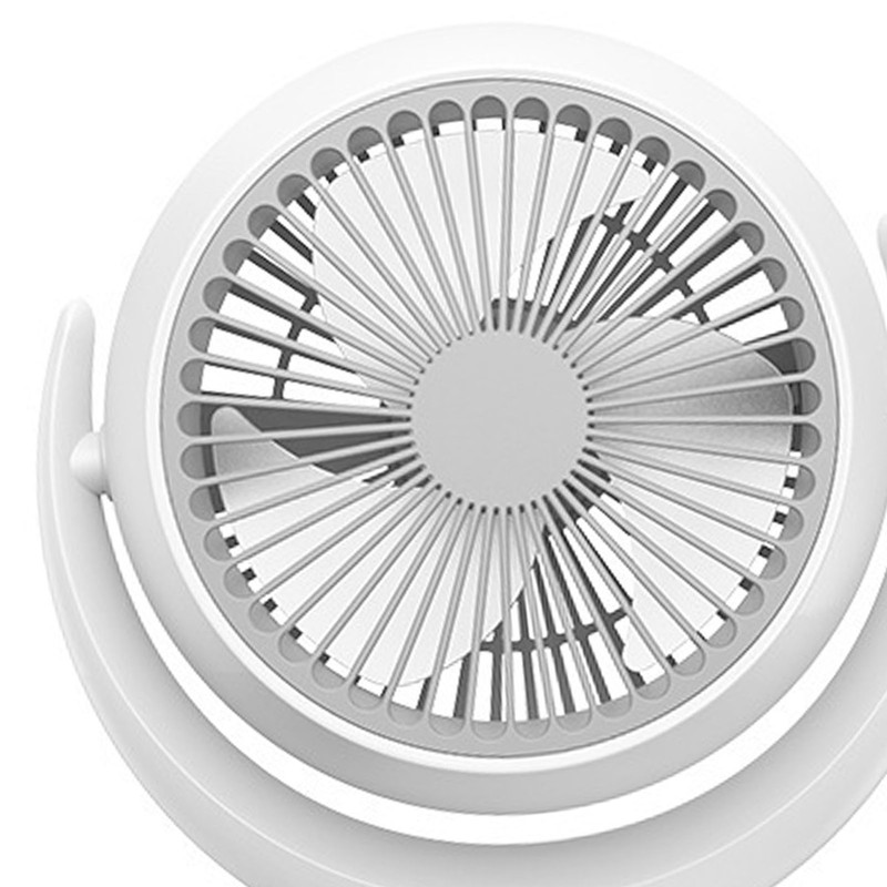 Table Fan 4 Speed Modes Stable Base Ultra Quiet Rechargeable