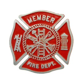 Aluminum Grave Marker Firefighter, Cemetery Memorial Flag Holder, Fireman Plaque, Made in USA