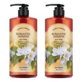 On the Body Floral Garden Body Wash Romantic Jasmine Scent, 950g, 2 pieces / 온더바디 플로럴 가든 바디워시 로맨틱 자스민향, 950g, 2개