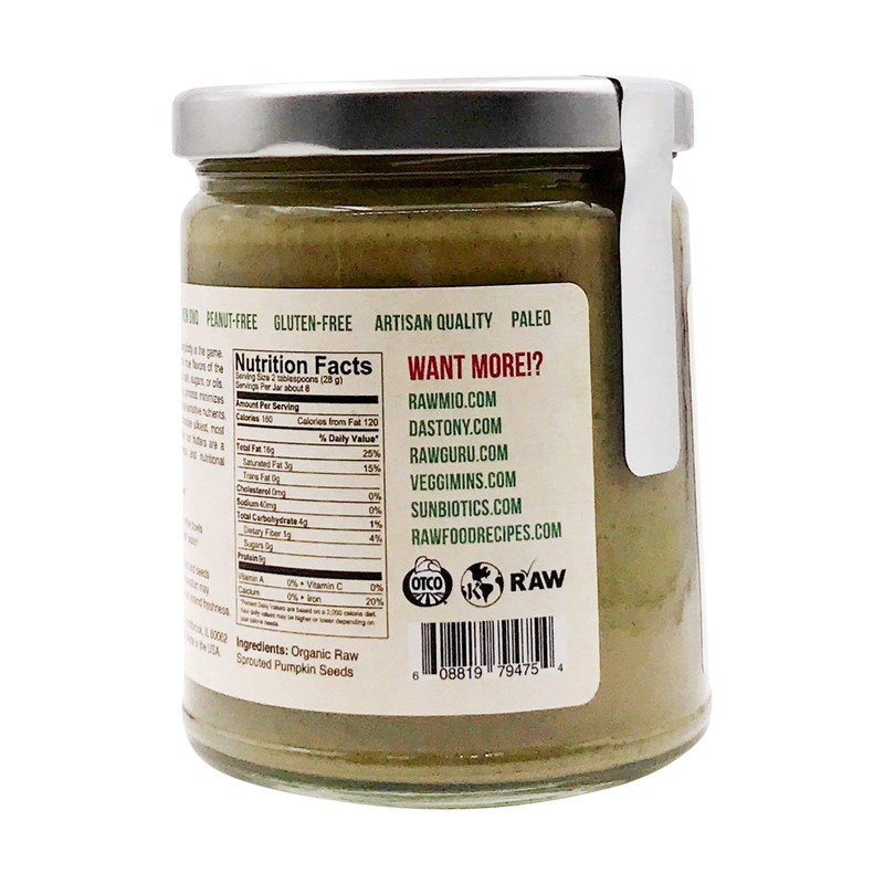Dastony, Pumpkin Butter Sprouted Organic, 8 Ounce
