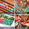 Luau Party Decorations Hawaiian Aloha Backdrop Banner Tropical Tiki Totem