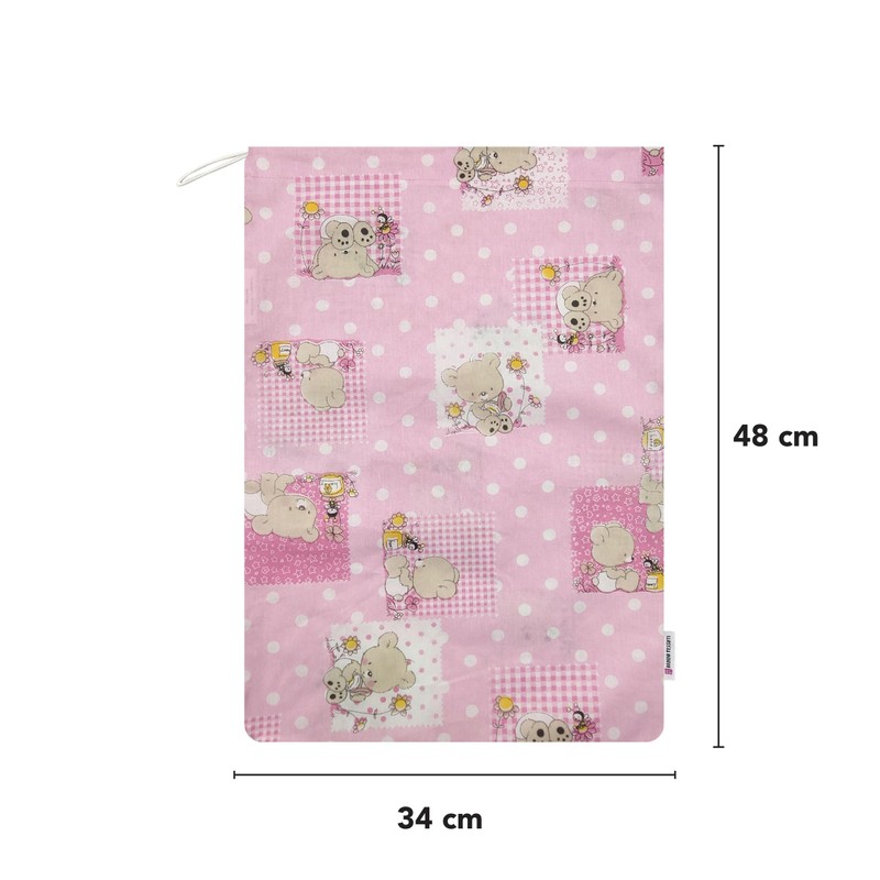 Panini Tessuti Wickeltasche für Kindertagesstätten aus 100% Baumwolle, 34 x