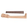 Ukulele Fretboard Neck Set Rosewood Okoume Wood Fingerboard Replacement for