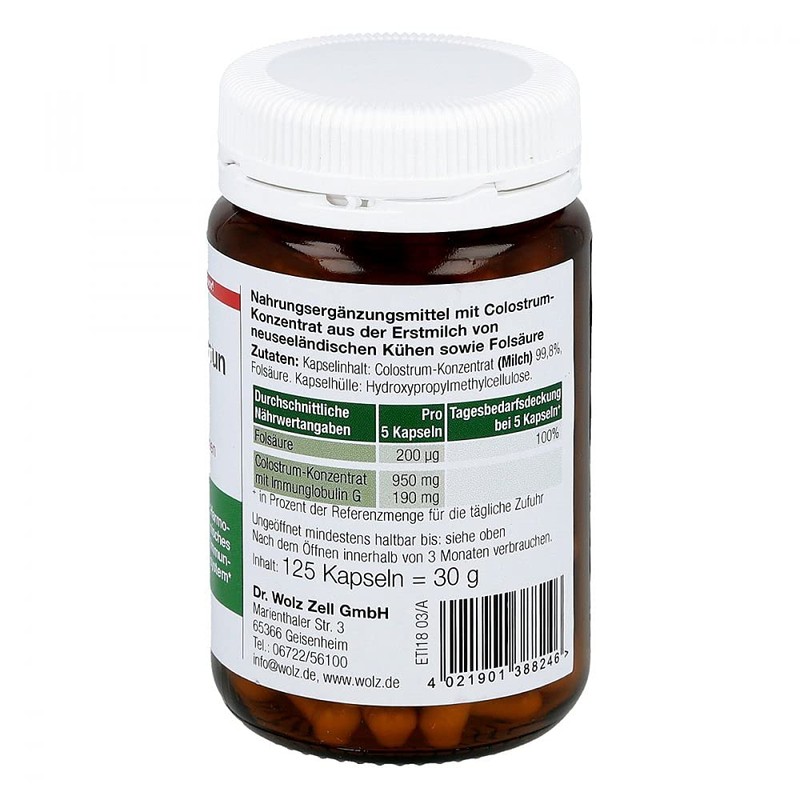 Colostrum Immune Dr. Wolz Capsules