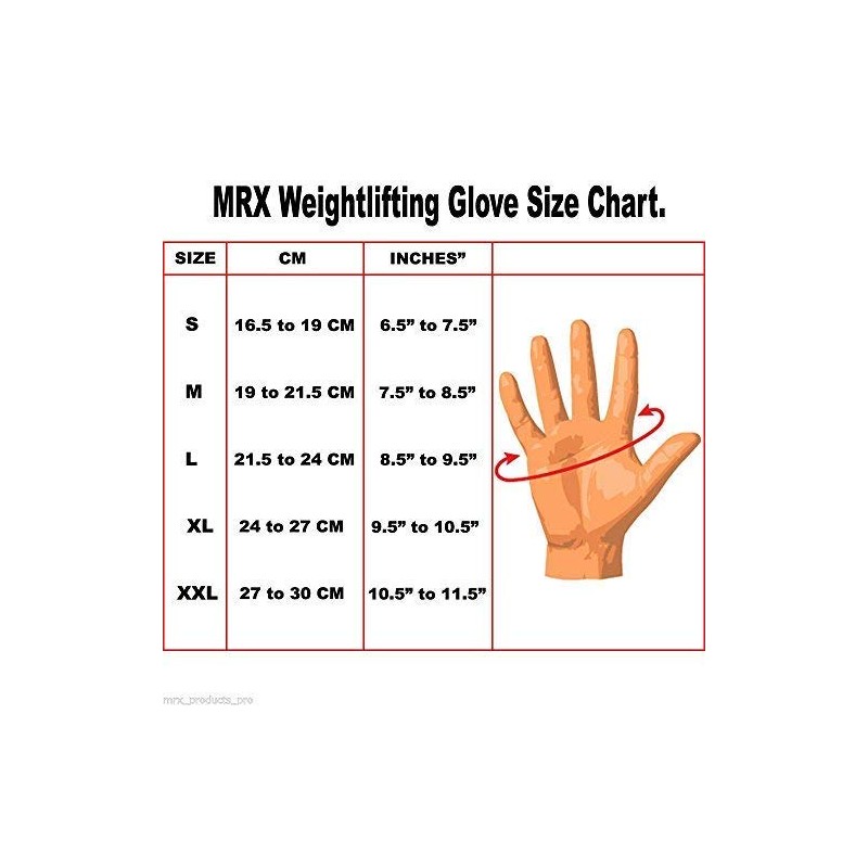 MRX Weight Lifting Pro Level Gloves with 18 Inches Long