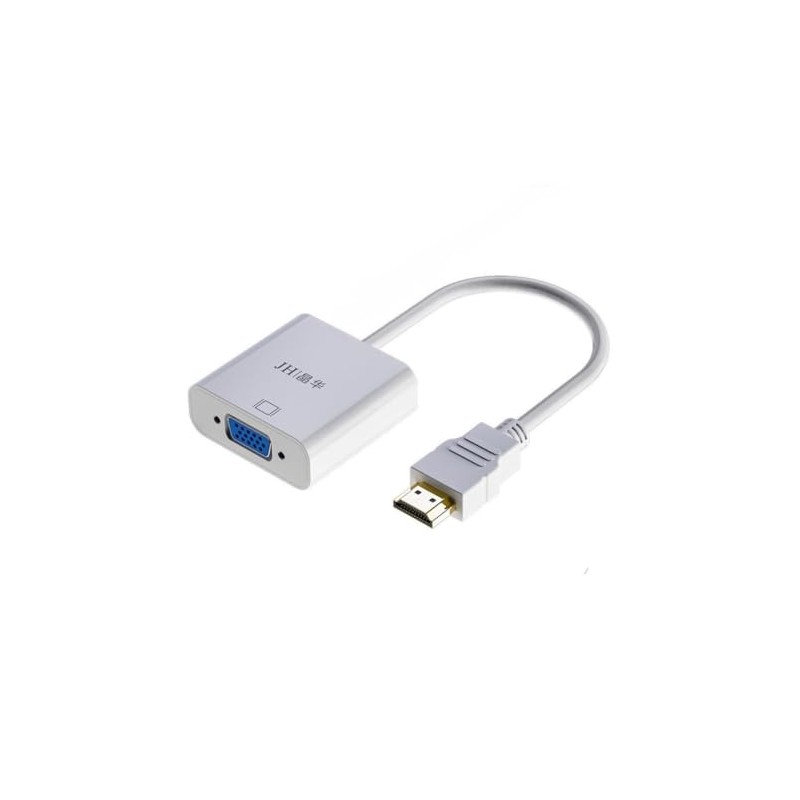 BOOC HDMI to VGA with Audio Adapter for PC/Laptop/Projector -