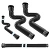 Catch Basin Downpipe Extension Set, 150cm Circular Extendable Rain Gutter