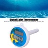 Uadme Solar Pool Thermometer,Water Temperature Thermometers Floating Pool Thermometer Electronic