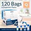 Reli. Custom Fit Q Trash Bags (120 Count) Fits Simplehuman