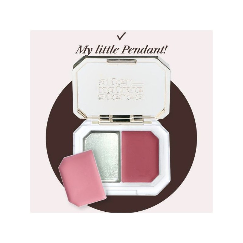 ALTERNATIVE STEREO Blushing Pendant 2colors & Case Set 3items, Case:08