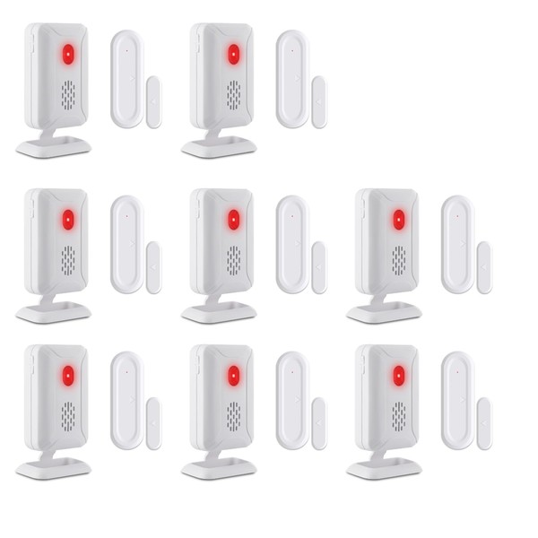 USUPERINK Wireless Door Chime,Door Chimes When Door Opens,Battery Powered Wireless