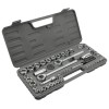 Unbranded 52-Piece SAE Metric Socket Set 1/4 3/8 1/2 Drive