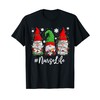 Nurse Christmas Shirt for Women Matching Nursing Gnome T Shirt,