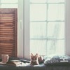 Relaxdays String Curtain Set of 2, Shortenable String Curtains with