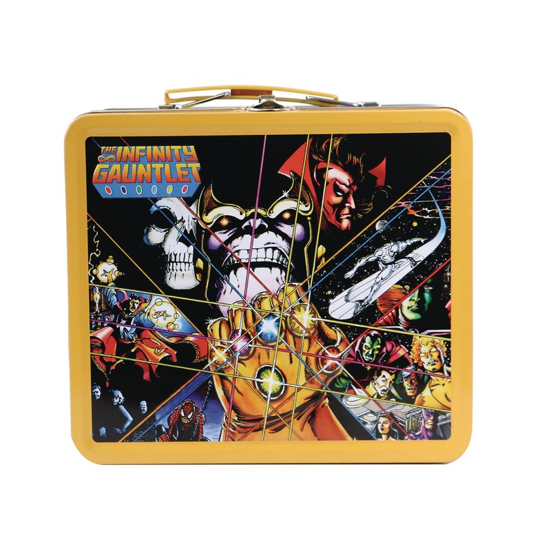 The Infinity Gauntlet Tin Titans Previews Exclusive Lunch Box with