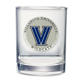 Heritage Pewter Villanova Double Old Fashion | Double Rocks Glass 14 OZ for Liquor | Expertly Crafted Pewter Glass