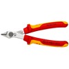 Knipex Electronic Super Knips® VDE insulated with multi-component grips, VDE-tested