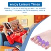 ZaxSota Toe Separators for Bunion Pedicure, Gel Material Toenail Dividers,