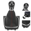 PU Leather Gear Shift Knob with Dustproof Cover Boot 6
