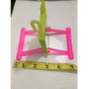 2 Bird Cage Hanging Mirrored Small Swing Perch Toys Parakeet
