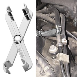 QZTYTY Fuel Line Disconnect Scissor Tool Set for 3/8 Inch and 5/16Inch, Fuel Line Disconnect Tool, Quick Disconnection A/C Line Transmission Line Remover Tool, Car Accessories for GM Ford Mazda