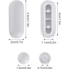 20Pack Toilet WC Seat Buffer Set, Standard Universal Toilet Seat