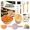 Silicone Banneton Basket Complete Set - Easy to Use Sourdough